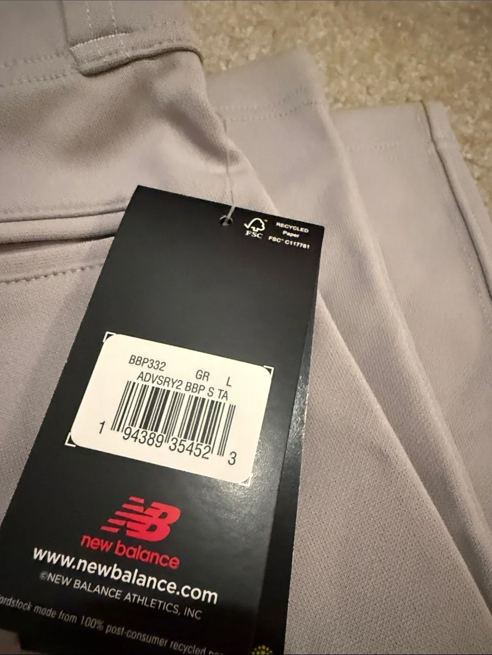New Balance athletic tapered